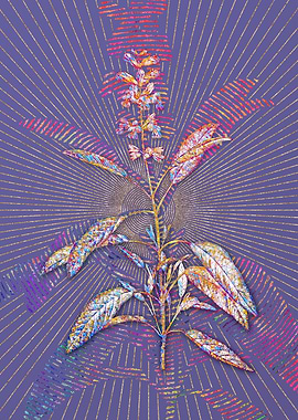 Sage Plant Mosaic Floral