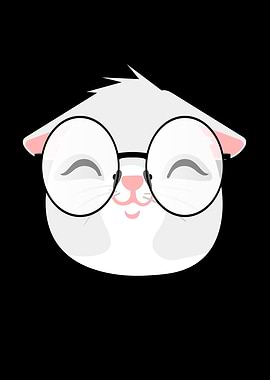 Cat With Glasses Kitten