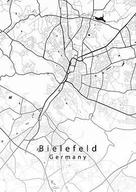 Bielefeld City Map