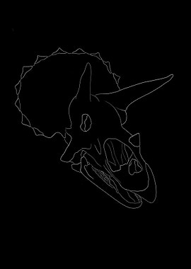 Dinosaurier Fossil Skelett