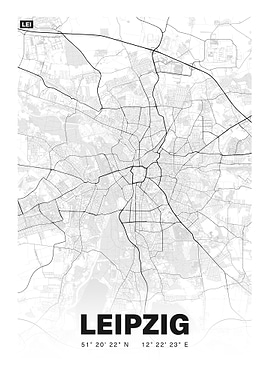 Stadtplan Leipzig