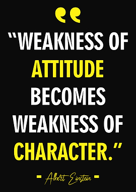 Attitude Einstein Quote