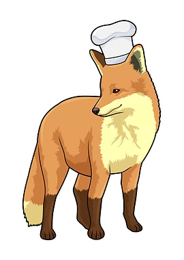 Fox Cook Chef hat