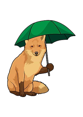 Fox Rain Umbrella
