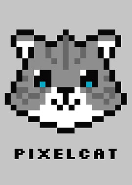 Pixel Gaming Cat