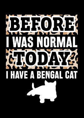 Funny Bengal Cat