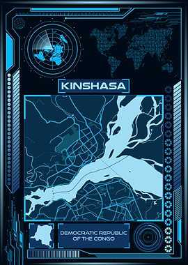 KINSHASA MAP CONGO