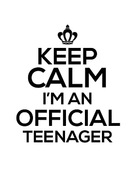 Teen Keep Calm Im an