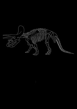 Dinosaurier Fossil Skelett