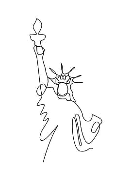 Liberty One Line Picasso