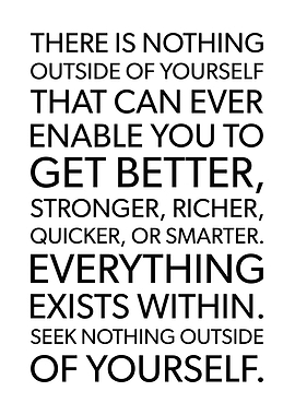 Everything Exists Within