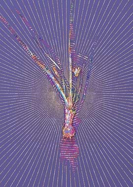 Weevil Wort Mosaic Flower