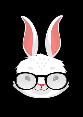 Bunny With Glasses Bunny