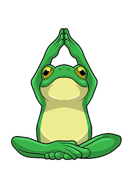 Frog Yoga Cross legged