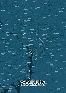 Washington city map