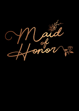 Maid For Honor Wedding