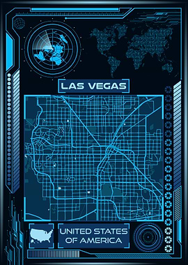 LAS VEGAS MAP USA