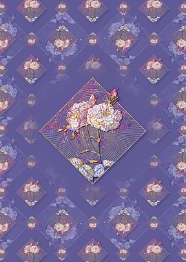 Damask Rose 3 Pattern