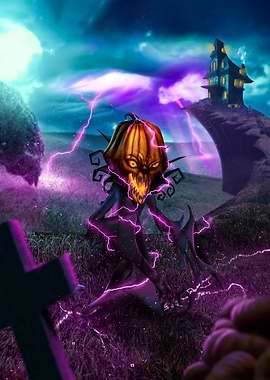 Halloween Monster Pumpkin