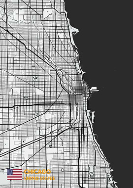 Chicago maps art