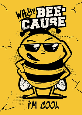 Cool and funny Bee