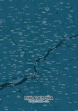 Philadelphia city map