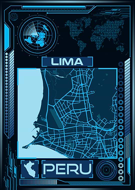 LIMA MAP PERU