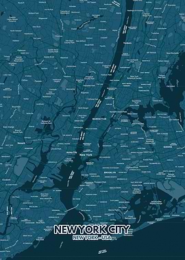 New york City city map