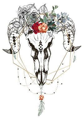 Boho style Capricorn with