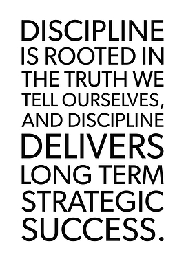 Discipline and Success
