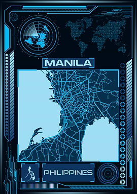 MANILA MAP PHILIPPINES