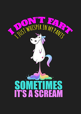 I Dont Fart Unicorn