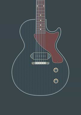 Dark Junior Rock Guitar