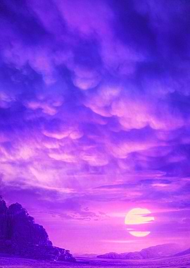 Purple sun
