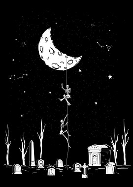 Celestial Funny Skeleton