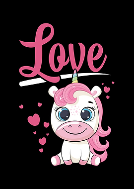 Unicorn Love Heart
