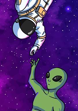 Celestial Astronaut Alien