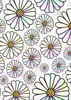 Doodle Daisy Flower 08