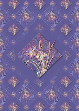 Orange Day Lily Pattern