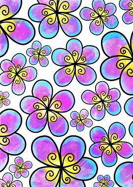 Doodle Daisy Flower 23