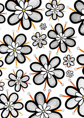 Doodle Daisy Flower 20