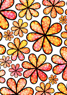 Doodle Daisy Flower 24