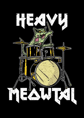 Heavy Meowtal Zombie Cat