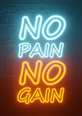 no pain no gain