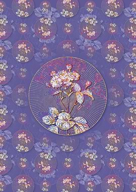 Pink Rosebush 2 Pattern