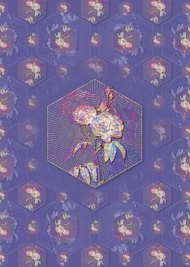 Purple Roses Pattern