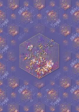 Pink Hedge Rose in Bloom