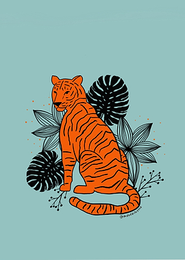 Tiger flourish