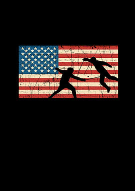 Patriotic Fencer For