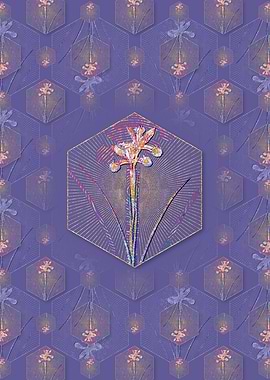 Spanish Iris Pattern